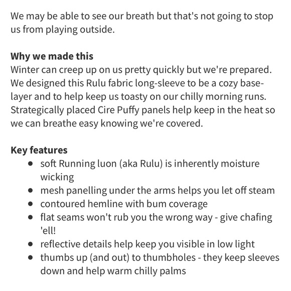 Lululemon Ice Queen Long Sleeve - Picture 16 of 16